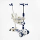 Самокат-беговел триколісний Skyper FJ-59060 (колеса: передні Ø4,92"/заднє Ø3,94"/PU, рама алюм./складна, сидіння, навіс, батьк. ручка, до 25/50 кг) - изображение 4