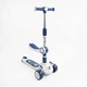 Самокат-беговел триколісний Skyper FJ-59060 (колеса: передні Ø4,92"/заднє Ø3,94"/PU, рама алюм./складна, сидіння, навіс, батьк. ручка, до 25/50 кг) - изображение 6