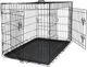 Клітка для тварин Funfit XXL (107х70х77 см), металева , чорна, транспортна, з висувним піддоном, для собак і котів - зображення 1