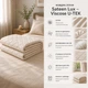 Одеяло U-tek Летнее Евро 200х220 см Охлаждающее Sateen Lux technology бежево-голубое (KCSL222) - изображение 2