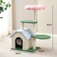 Когтеточка для кота с полками и домиком VOLSO KT-036 35х50х95 см - изображение 2