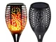 Солнечный садовый фонарь факел 50 см эффект живого огня 36 LED IP44 черный Теплый Garden Line SOL6846 - изображение 5