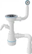 Кухонная мойка гранит GLOBUS LUX One 650х500 черный металлик (000021069) - изображение 2