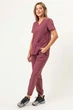 Женские медицинские штаны STUGA MEDICAL розовые (7700602) L - изображение 8