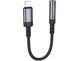Перехідник BOROFONE BV24 Lightning to AUX 3.5 сірий - изображение 1