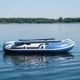 Надувная трехместная лодка JR-2300 225х133х41 см ПВХ лодка для рыбалки отдыха на воде озера реки с полным комплектом - изображение 4