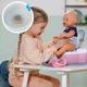 Іграшковий туалет для ляльок BABY born — зі звуком та аксесуарами, рожевий, для ляльок 36–43 см - зображення 3