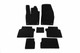 Ворсовые коврики в салон для Volkswagen ID.6 2021-2023 (9 мм, 2 ряда, черные) (vors-p-113081-2) - изображение 1