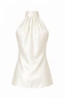 Сукня міні сатинова DR017 2605346592104 S/M Молочний - зображення 2