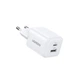 Мережевий зарядний пристрій Ugreen X514 USB-C+USB 20W GaN Fast Charger White (65006) - зображення 2