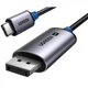 Кабель Ugreen DP120 DisplayPort to DisplayPort 1.4 (1m) Black (25903) - зображення 1