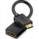 Адаптер Ugreen Mini HDMI Роз'єм HDMI HDMI Adapter Cable (22cm) Black (20137) - зображення 2