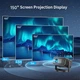 Проектор V8 (Android 11, 240 lumen, Bluetooth+WiFі, 1920*1080P) Чорний - зображення 3
