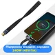 Кабель USB-C – USB-C USB4.0 40Gbps 240W з кутовим роз'ємом - зображення 3