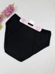 Хлопковые женские трусики для критических дней Ouno 6326-1, 3XL (ОБ 118-125), Чёрный - изображение 3