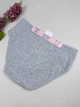 Хлопковые женские трусики для критических дней Ouno 6326-1, 3XL (ОБ 118-125), Серый - изображение 3