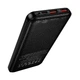 Повербанк HOCO J159 Essence, fully compatible power bank, 10000mAh, 2USB, 1Type-C, 22.5W, 3A, PD, QC, black - изображение 3