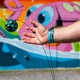 М'ячик-стрибунець Waboba Moon Ball Bounceback | На резинці з браслетом,чорний | Іграшка для дітей та дорослих - изображение 4