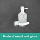 Дозатор для жидкого мыла Hansgrohe Addstoris 41745700 белый матовый - изображение 6