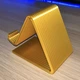 Универсальная настольная подставка для смартфона Золотистая - изображение 2