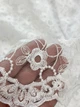Сетка с вышивкой 60г/м2 ш.130см белая 1пог.м - изображение 3