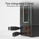 Бездротова зарядна станція SBS Wireless Power Dock 6-в-1 100W MagSafe Grey (TEWIRMAG105W) - зображення 5
