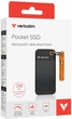 Dysk SSD Verbatim Pocket SSD 256GB USB-C 3.2 Gen 2 Type-C Black-Orange (23942324188) - obraz 5