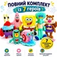 Набор мягких игрушек «Спанч Боб» — 7 персонажей, 18–40 см: Патрик, Сквидвард, Сэнди, Гэри, Планктон, Крабс - изображение 2