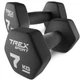 Гантелі Trex Sport TX-070VD 2x7 кг неопренові чавунні - зображення 1