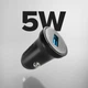 Ładowarka samochodowa SBS 5W 1A USB-A Black (TECRUSB1ASTD) - obraz 2