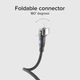 Kabel SBS Flexi USB-C - USB-C 60W PD 1 m Black (TECABLE180TCC) - obraz 4