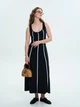 Сарафан женский ROZA 250722 2XL Черный (4824005762239) - изображение 1