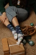 Шкарпетки Premier Socks: "Сніжна ніч", прикольні зимові шкарпетки, унісекс, 40-42 - изображение 2