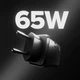 Ładowarka sieciowa SBS 65W PD USB-C HDMI Black (TETR1CHDMIPD65) - obraz 2