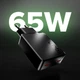 Ładowarka sieciowa SBS Ultra-Slim 65W PD 2xUSB-C Black (TETRGAN2C65SLIM) - obraz 2