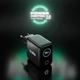 Ładowarka sieciowa SBS Smart Charger 70W PD 2xUSB-C 1xUSB-A TFT Display Black (TETRGANTFT70WK) - obraz 3