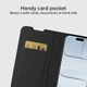 Etui z klapką SBS Wallet Smooth do Apple iPhone Air Black (TEWALIP1766K) - obraz 5