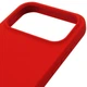 Чохол Silicone Case (AA Logo) MagSafe для iPhone 17 Pro, силіконовий, м'яке покриття Red - зображення 8