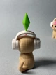 Подвижная фигурка Кот с Симс в наушниках -оригинальный подарок фанату The Sims 3D-печать - изображение 3