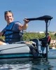 Мотор для човна Intex 68631 чорний підвісний електромотор з транцевим кріпленням та 8 швидкостями 91 см (9-163-68631) - зображення 7