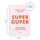 Блокнот ORNER SUPER DUPER А5 144 листа в клеточку Розовый - изображение 9