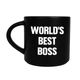 Чашка «World's best BOSS» черная - изображение 8