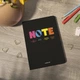 Блокнот у клітинку «NOTE» чорний - зображення 15