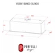 Витяжка вбудована Perfelli DESIGN VISION 9 BIANCO SILENZIO - изображение 17