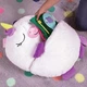 Детский спальный мешок-плюшевая игрушка подушка Единорог Baby sleeping bag Size S WHITE 3в1 теплый - изображение 7