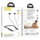 Бездротові Bluetooth навушники Hoco ES64 Easy Sound sports earphones headset BT 5.3 Black - зображення 3
