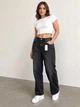 Жіночі джинси Calvin Klein Jeans темно-сірого кольору, прямі, розмір W44 - зображення 1