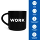 Чашка «Work» черная - изображение 10