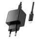 Мережевий зарядний пристрій Hoco CS16A 1USB-C/1IP PD/QC 20W+Type-C to Lightning - зображення 5