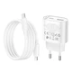 Мережевий зарядний пристрій Hoco C109A 1USB-C/1USB PD/QC 20W+Type-C to Lightning - зображення 8